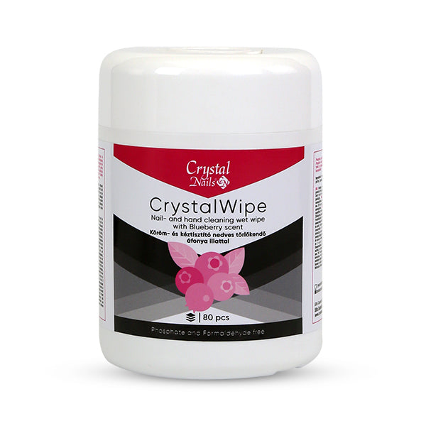 CRYSTALWIPE - NAIL AND HAND CLEANING WET WIPES 80pcs