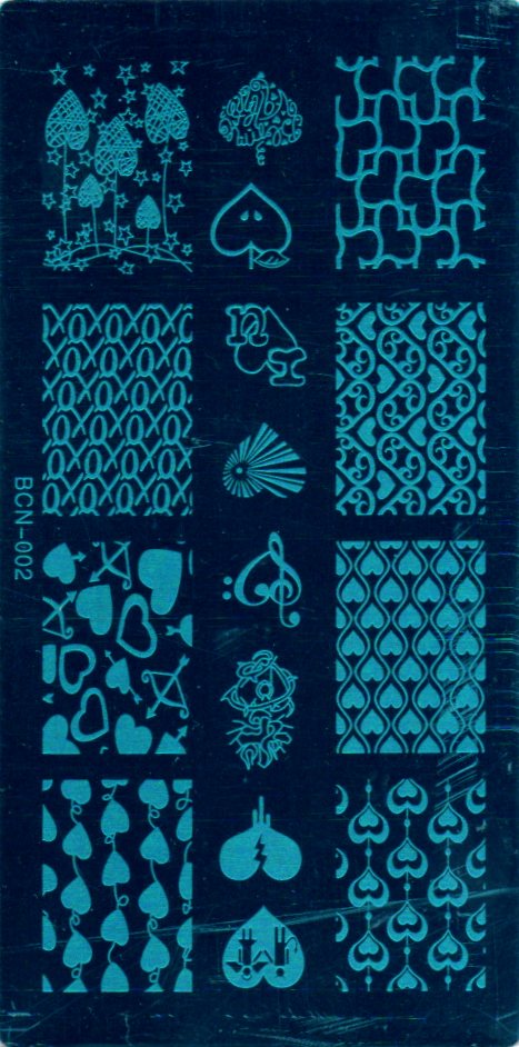STAMPING PLATE - LASER ETCHED