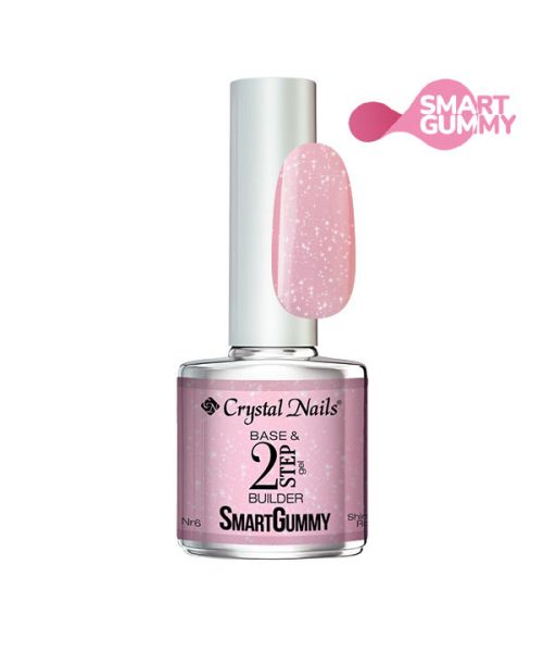 SmartGummy Base & Builder Gel Shimmer Rose