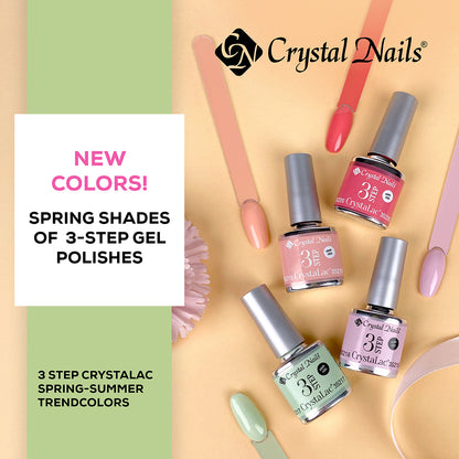 CrystaLac Camelia de 3 pasos sin HEMA