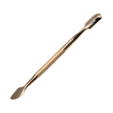 CUTICLE PUSHER AND SKIMMER - GOLD SHORT