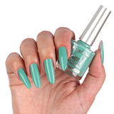Gel Effect Nail Lacquers - Turquoise