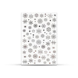 CN Water Nail Sticker - Silver snow