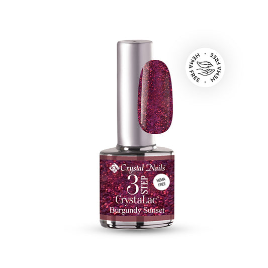 3 STEP HEMA FREE CRYSTALAC Burgundy Sunset