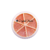 Metal Nail Pearl Set - RoseGold