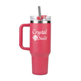 Metal heat-retaining water bottle - Cranberry