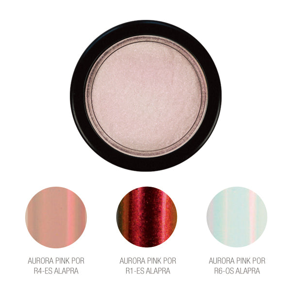 CHROMIRROR CHROME PIGMENT POWDER - AURORA PINK 