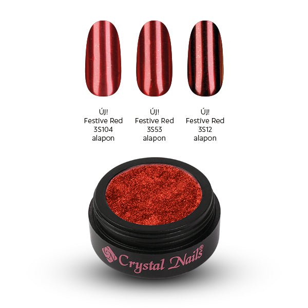 CHROMIRROR CHROME PIGMENT POWDER - FESTIVE RED 