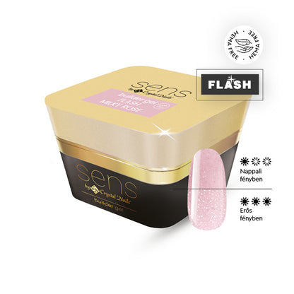 SENS FLASH BUILDER GEL HEMA FREE - MILKY ROSE 
