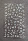 CN Nail sticker - White (CN-25)