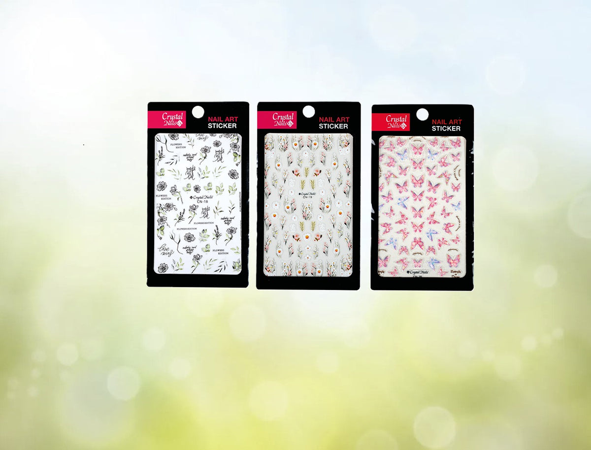 Colección de primavera de pegatinas para uñas CN