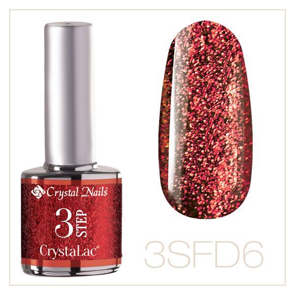 Full Diamond CrystaLac Gel Polish 3SFD6 0.27 fl oz - Burnt Henna