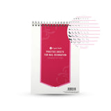 PRACTICE SHEETS FOR NAIL DECORATION (INDA PATTERNS)