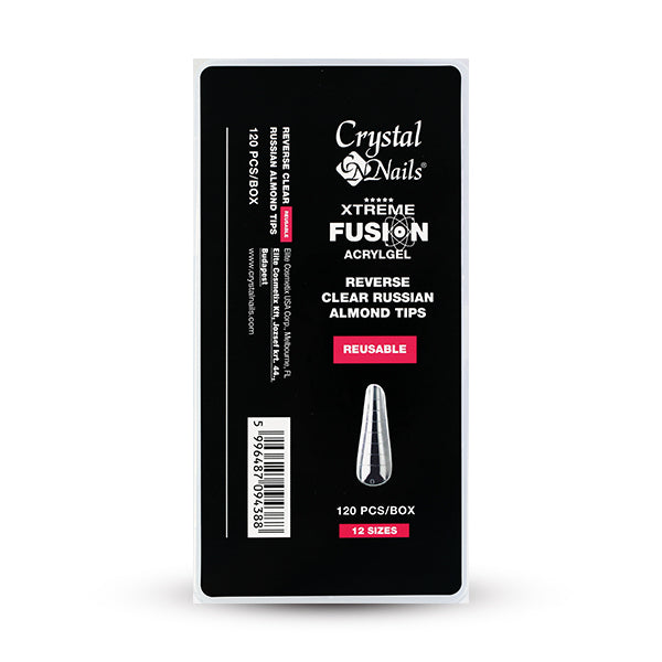 XTREME FUSION ACRYLGEL RUSSIAN ALMOND REVERSE CLEAR TIP