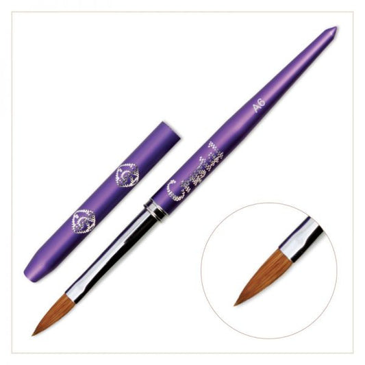 #A6 ACRYLIC BRUSH (with Violet handle)