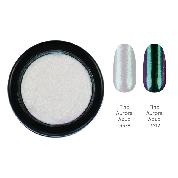 CHROMIRROR CHROME PIGMENT POWDER - FINE AURORA AQUA 