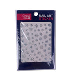 NAIL STICKER 910 FROSTY SNOWFLAKE 