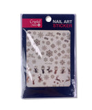 NAIL STICKER STZ-G058 WINTER FOREST 
