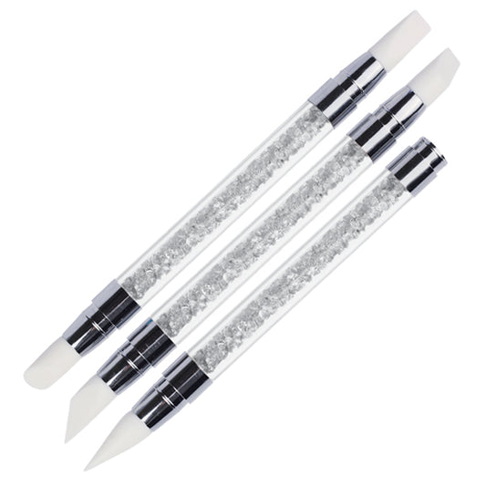 RHINESTONE SILICONE BRUSH SET 