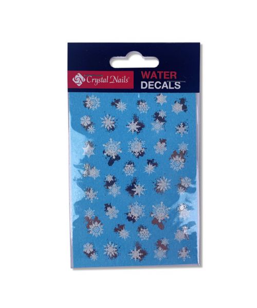 WATER DECAL - SHINY SNOW CRYSTALS 